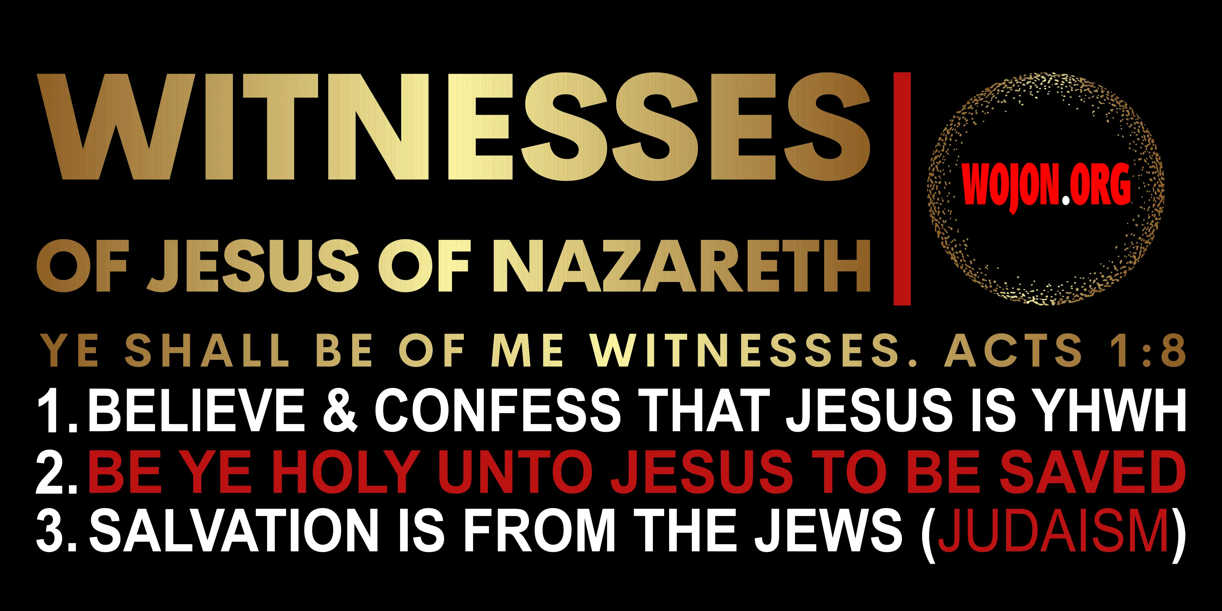 Beliefs of the witnesses of Jesus the Nazarene